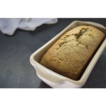 USA Pan Stoneware Loaf Baking Dish - Artisan Quality, Non-Stick Bakeware