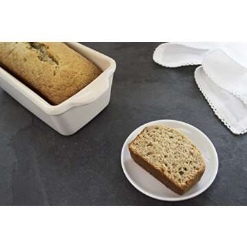 USA Pan Stoneware Loaf Baking Dish for Healthy Baking