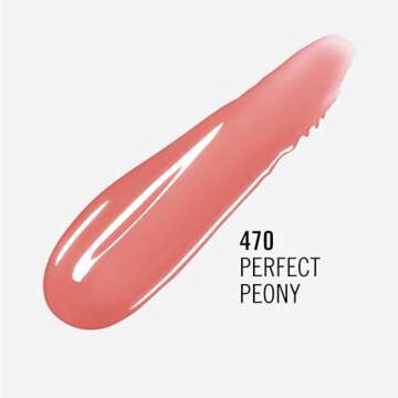 Rimmel London Stay Glossy Lip Gloss - Perfect Peony 0.18oz