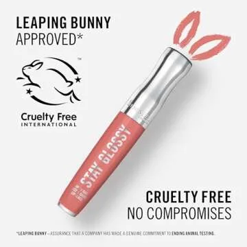 Rimmel London Stay Glossy Lip Gloss - Perfect Peony 0.18oz