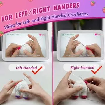 SGIBYN Beginner Crochet Kit for Strawberry Cow Crafts