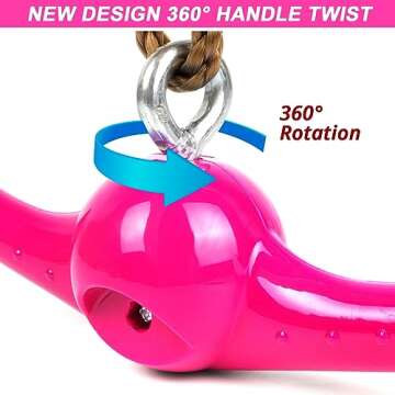 YAMIPROBI Ninja-Twister Swing Spins Set - 360° Fun for Kids Outdoor Play