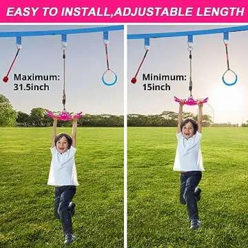 YAMIPROBI Ninja-Twister Swing - Fun Outdoor Playground Toy