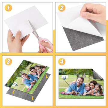 Grtard 10 Pack Magnetic Sheets for Custom Crafts and More