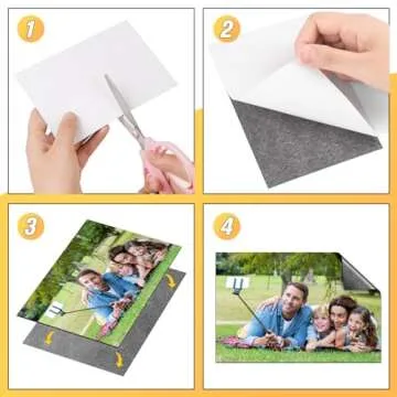 Grtard 10 Pack Magnetic Sheets for Custom Crafts and More