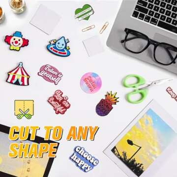 Grtard 10 Pack Magnetic Sheets for Custom Crafts and More