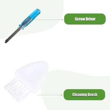 LOVECO Replacement Accessories Kit for iRobot Roomba 600 Series 694 692 690 680 660 665 651 650 614 & 500 Series 595 585 564,6 Filter,6 Side Brush,3 Pairs Bristle and Flexible Beater Brush