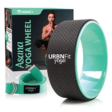 URBNFit Yoga Wheel - 12-Inch Roller for Back Aches & Flexibility