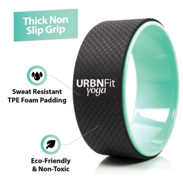 URBNFit Yoga Wheel for Back Pain Relief & Flexibility