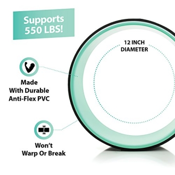 URBNFit Yoga Wheel for Back Pain Relief & Flexibility