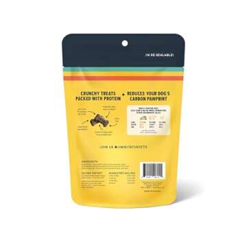 Jiminy's Crunchy Peanut Butter & Blueberry Dog Treats - Hypoallergenic, Sustainable & Healthy 5oz