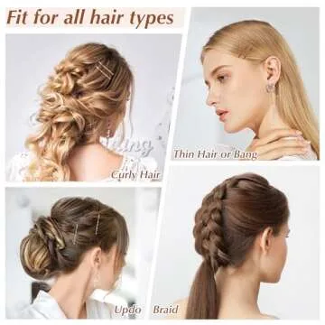 Bobby Pins, 360 Pcs Bobby Pins Brown Blonde Black Hair, 2 Inch Premium Secure Hold Bobby Pins Bulk with Storage Box, Hair Pins for Women and Girls Styling