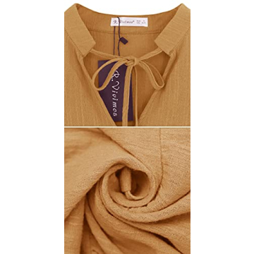 Stylish R.Vivimos Women’s Fall Casual Swing Mini Dress