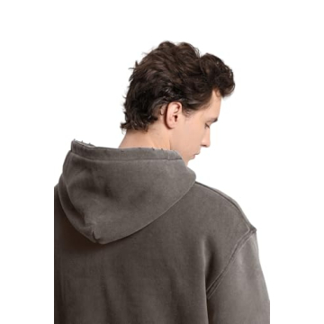 Dnzzs Oversized Acid Wash Hoodie for Women - Cozy Vintage Style