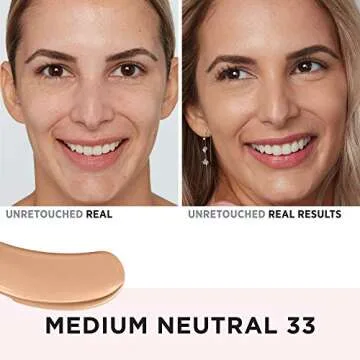 IT Cosmetics Medium Neutral 33 Foundation - Hydrating, Minimizes Pores & Imperfections, Radiant Fini...