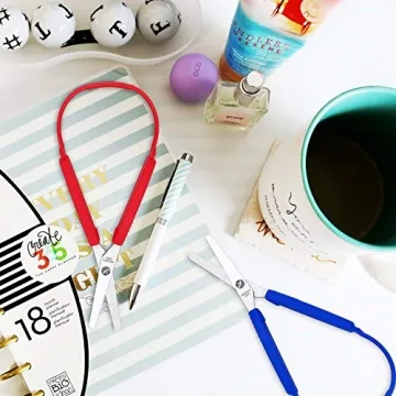 Loop Scissors for Safe Creative Cutting - 3 Color Set