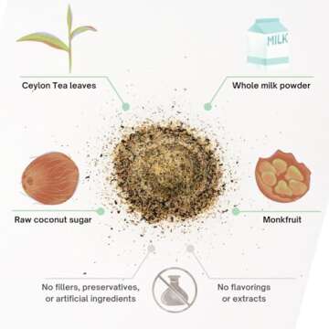 Kola Goodies - Sri Lankan Milk Tea - All Natural w/Clean Ingredients - Made with Loose Leaf Ceylon T...