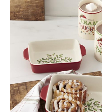 Lenox Holiday Rectangular Baking Dish - Ideal for Christmas and Festive Celebrations