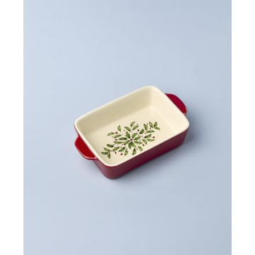 Lenox Holiday Rectangular Baking Dish for Festive Kitchens