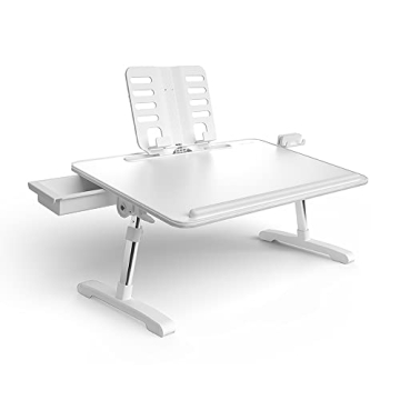 Limitless TotalDesk Portable Workstation and Lap Desk with Adjustable Height & Tilt (White)