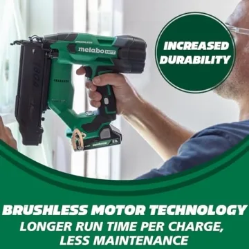 Metabo HPT Cordless Brad Nailer Kit - Lightweight & Powerful