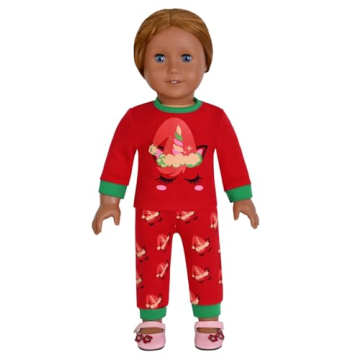 Matching Doll & Girls Christmas Pajamas - Jxstar