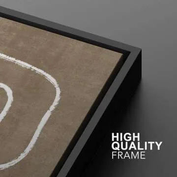 Framed Canvas Wall Art Set - Geometric Design 24"x36"