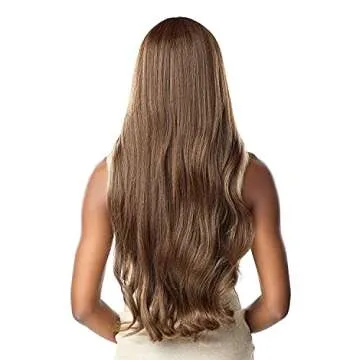 Sensationnel Butta lace wigs - unit 14 extra wide 5 inch deep parting synthetic preplucked hairline glueless lacefront (613 BLONDE)
