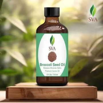 SVA Broccoli Seed Oil 4 Fl Oz Natural Cold Pressed Carrier Oil