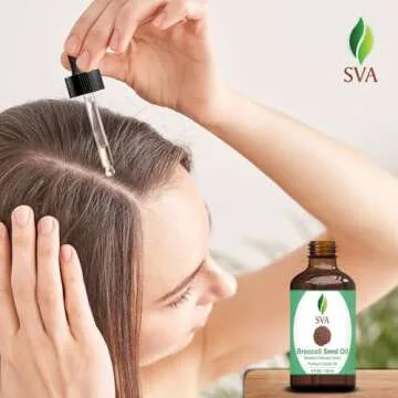 SVA Broccoli Seed Oil 4 Fl Oz Natural Cold Pressed Carrier Oil