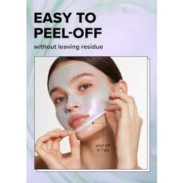 I DEW CARE Peel-off Mask - Sugar Kitten | Hydrating Face Mask For Dry Skin with Hyaluronic Acid, 2.70 Fl Oz
