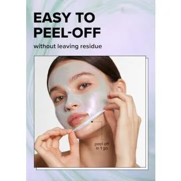 I DEW CARE Peel-off Mask - Sugar Kitten | Hydrating Face Mask For Dry Skin with Hyaluronic Acid, 2.70 Fl Oz