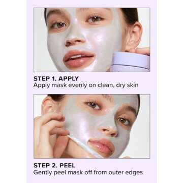 I DEW CARE Peel-off Mask - Sugar Kitten | Hydrating Face Mask For Dry Skin with Hyaluronic Acid, 2.70 Fl Oz