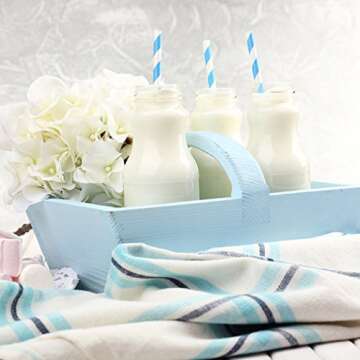 Pastel Stripe Paper Straws - Eco-Friendly Party Essentials