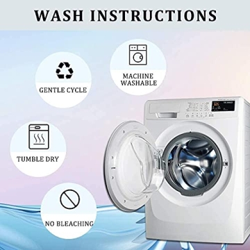 MIULEE Elegant White Sheer Curtains for All Rooms