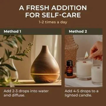 Gya Labs Ravensara Essential Oil for Diffuser - 0.34 Fl Oz - 100% Pure Natural Ravensara Oil for Skin, Hair, Aromatherapy & Candles Making - Sweet Spicy & Purifying Scent