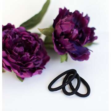 Revlon Extra Thick Black Hair Elastics, 15 Count