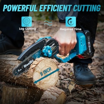 Seesii PS610 2-IN-1 Cordless Pole Saw Mini Chainsaw 2024