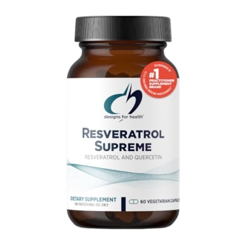 Designs for Health Resveratrol Supreme - Trans Resveratrol from Japanese Knotweed + Quercetin - Heal...