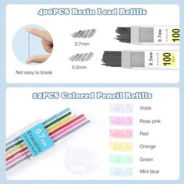 MoKo 60Pcs Aesthetic School Supplies with Cute Pencil Case,12 Pastel Highlighters,5 Black Ink Gel Pens,6 Mechanical Pencil Set 0.5 & 0.7 mm for Students Stationary College Essentials