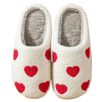 QQGB Cozy Love Slippers for All Ages Stylish Comfort