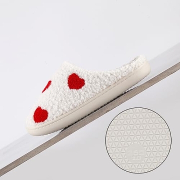 QQGB Cozy Love Slippers for All Ages Stylish Comfort