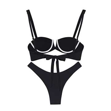 Narecte Womens Sexy Bikini Sets,Triangle Bikinis,Two Piece Swimsuit for Women,Womens Bikini Swimsuit...