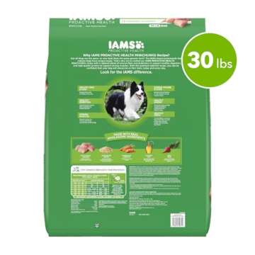 IAMS Proactive Health Minichunks Adult Dry Dog Food with Real Chicken, 30 lb. Bag