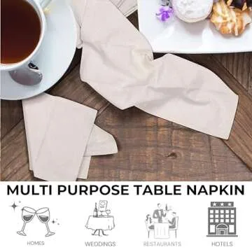 Linen Napkins, Cloth Napkins, Linen Cloth Napkins, Wedding Napkins Cocktails Napkins Fabric Napkins Cotton Napkins Mitered Corners Machine Washable Napkins Dinner Napkin 18x18 Natural Set of 12