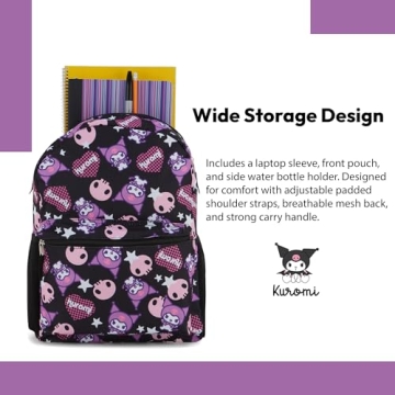 Hello Kitty Allover School Backpack - Bright & Functional