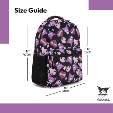 Hello Kitty Allover School Backpack - Bright & Functional