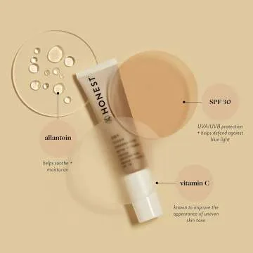 Honest Beauty Tinted Moisturizer with SPF 30 - Alabaster