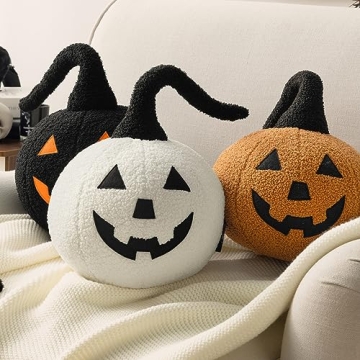 Phantoscope Pumpkin Pillow - Soft Halloween Decoration