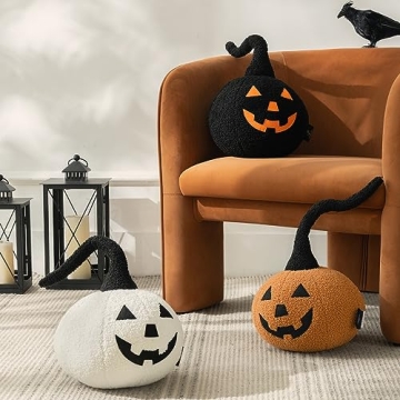 Phantoscope Pumpkin Pillow - Soft Halloween Decoration